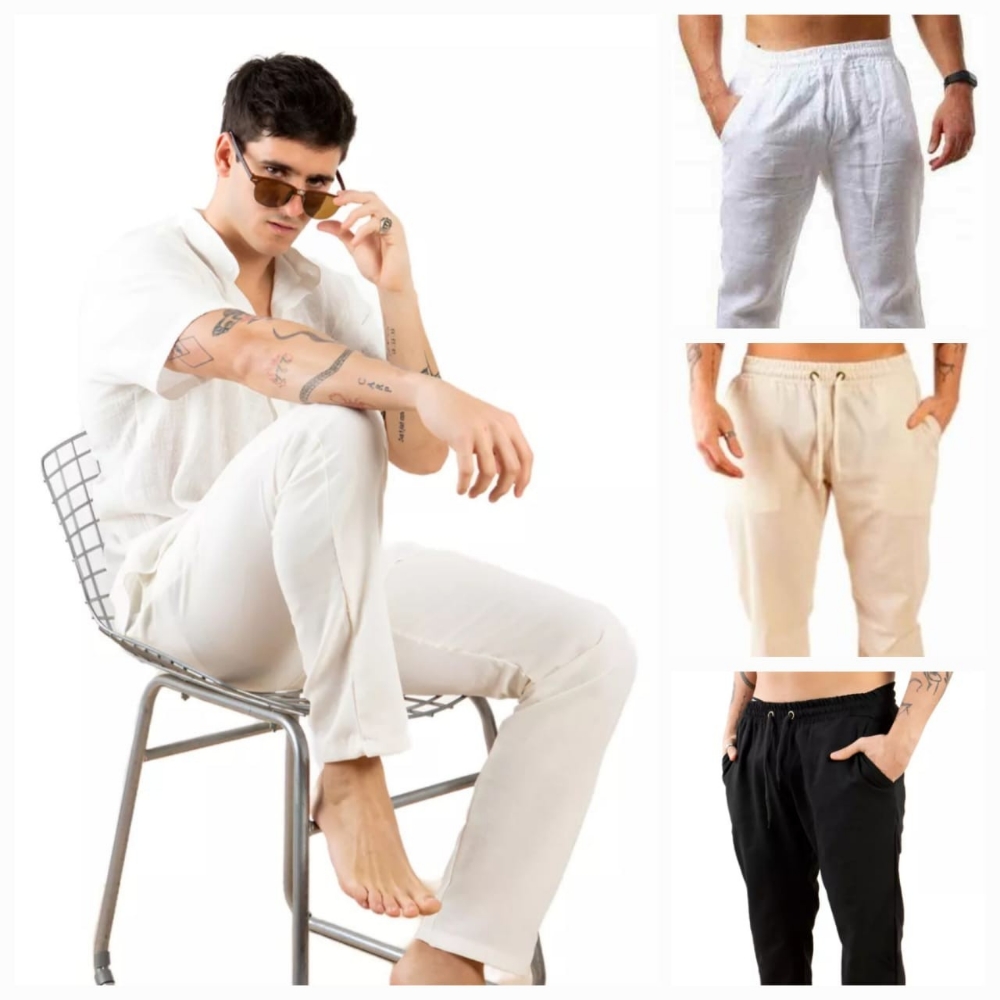 Pantalon de Lino ( Solo a Pedido  ) - Imagen 2