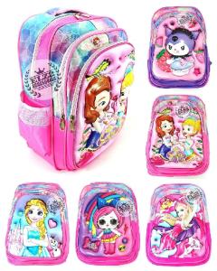 Mochilas Personajes de Nena 3d 18 Pulgadas con Detalle de Luz