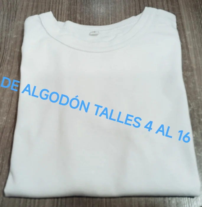 Remeras Blancas