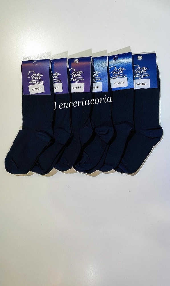 Medias Colegial Azul, Blanco y Bordo - Imagen 5