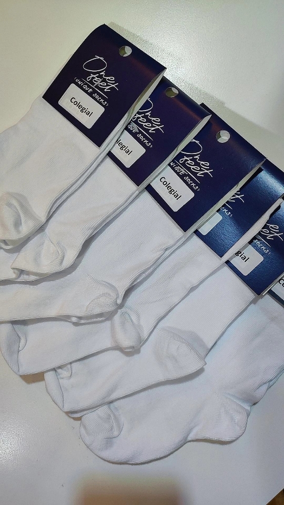Medias Colegial Azul, Blanco y Bordo - Imagen 8