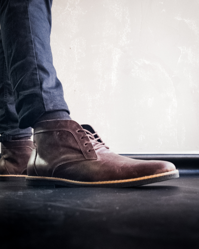 Cuero Vacuno Zapato de Vestir Bota Botita Borcego Suela Marron Negro Blanco - Miniatura 6