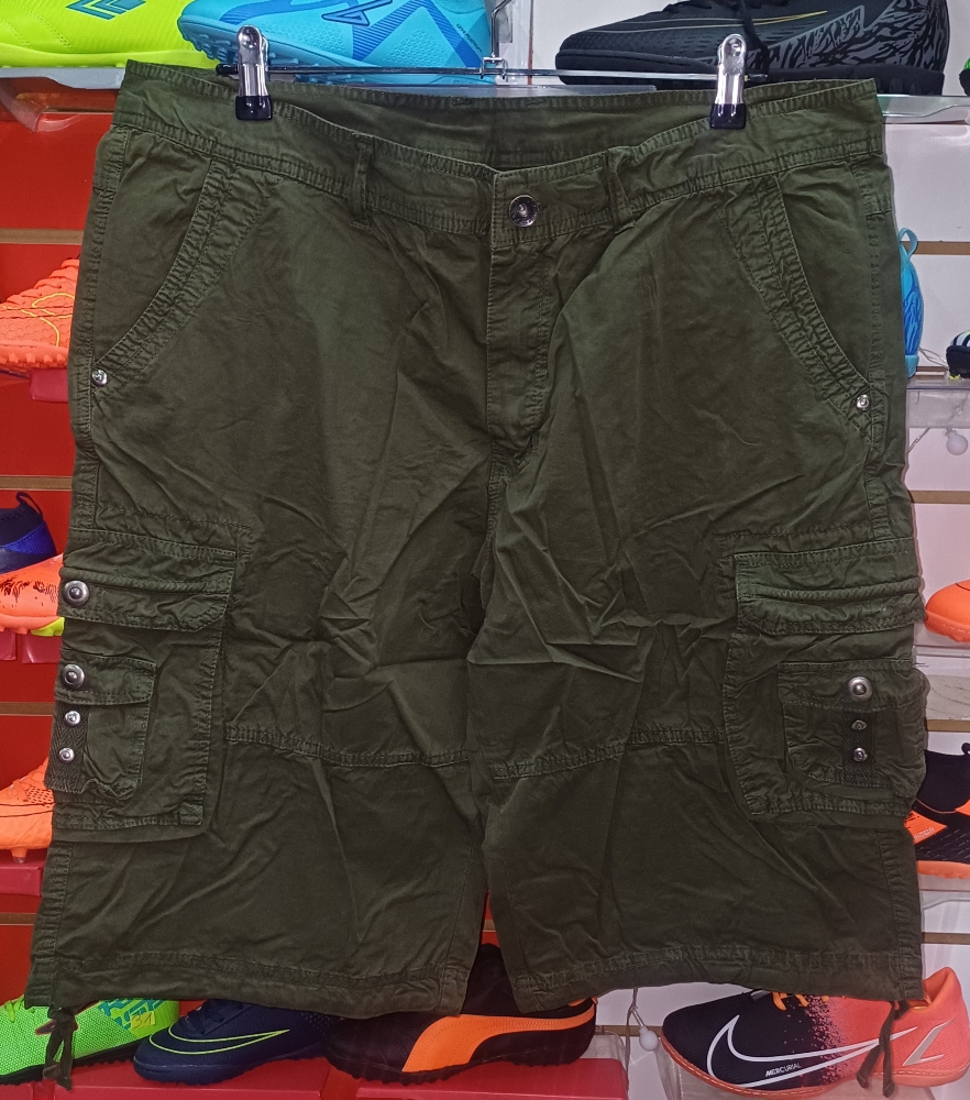 Bermuda de Gabardina Cargo Leonesa - Imagen 2