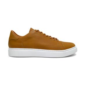 Cuero Vacuno Zapatilla Negra Blanca Suela Chocolate - Miniatura 2