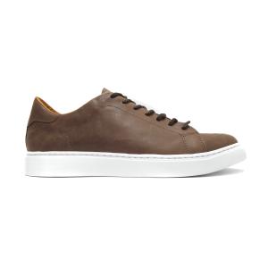 Cuero Vacuno Zapatilla Negra Suela Chocolate Blanca - Miniatura 2