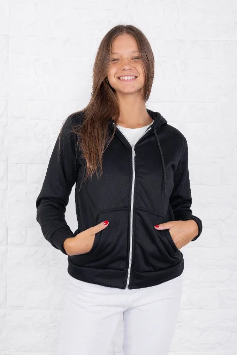 Camperas Jersey con Piel
