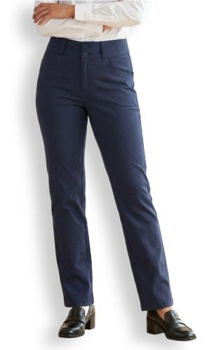 Pantalón Bengalina Recto Tiro Alto - Talles 38 al 48