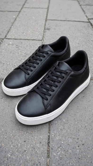 Zapatillas Negras Blancas