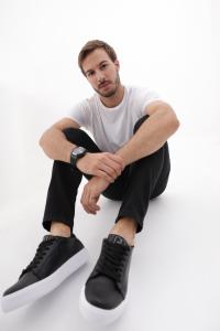 Zapatillas Negras Blancas - Miniatura 3