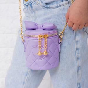 Cartera Love Infantil Niñas Eco Cuero Elegante Colores Modernas Tendencia - Miniatura 2