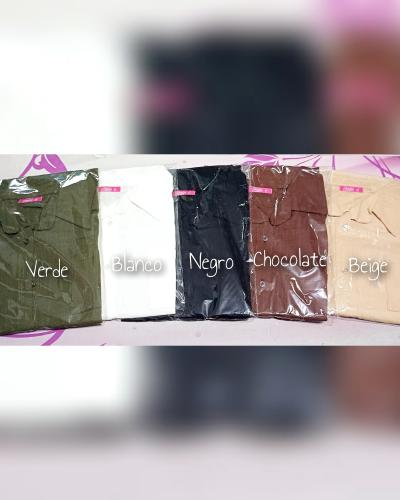 Camisa Manga Larga de Lino Spandex - Miniatura 2