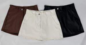 Pollera Shorts Cuerina