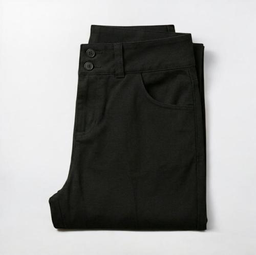 Pantalón Recto Satén Simil Gabardina - Elastizado - Talles 38 al 50 - Miniatura 3
