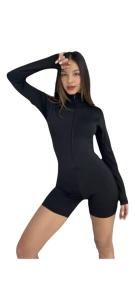 Catsuit Short Manga Larga Lycra - Miniatura 2