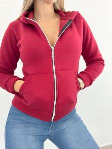 Campera de Yersey con Piel - Miniatura 3
