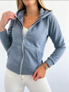 Campera de Yersey con Piel - Miniatura 5