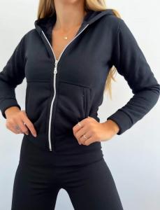Campera de Yersey con Piel - Miniatura 6