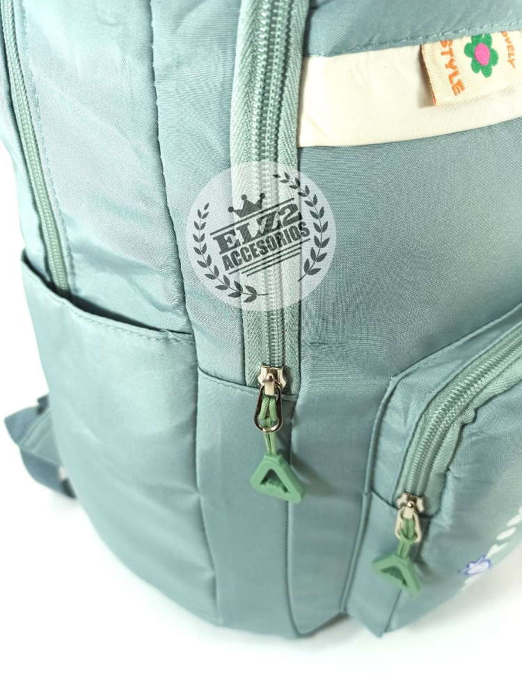 Mochila Kawaii de 18 Pulgadas Tamaño Oficio con Detalles de Conejo - Imagen 3