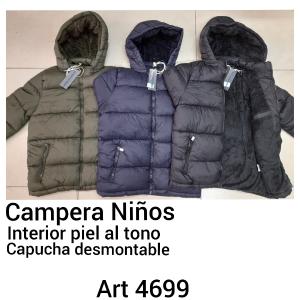 Campera Puffer Niños/as por Mayor