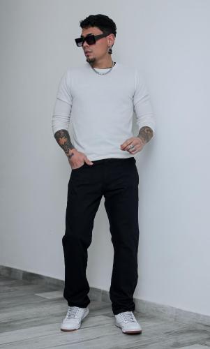 Pantalon Recto Negro