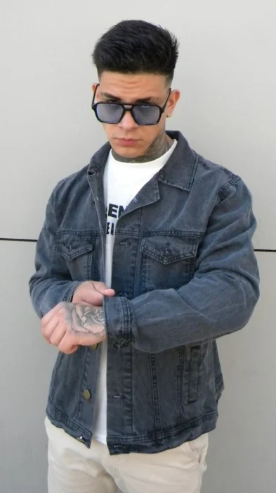 Nuevo Ingreso Campera Oversise Gris Nevado
