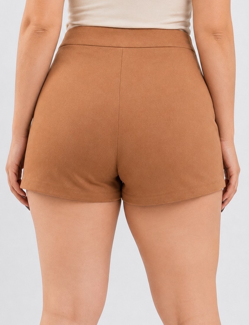 Short Pollera con Tajo Crep - Imagen 3