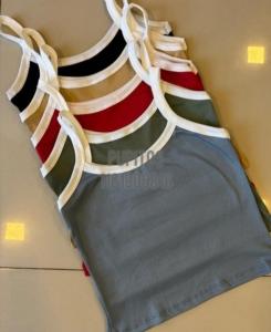 Top Tirita Rib Bicolor