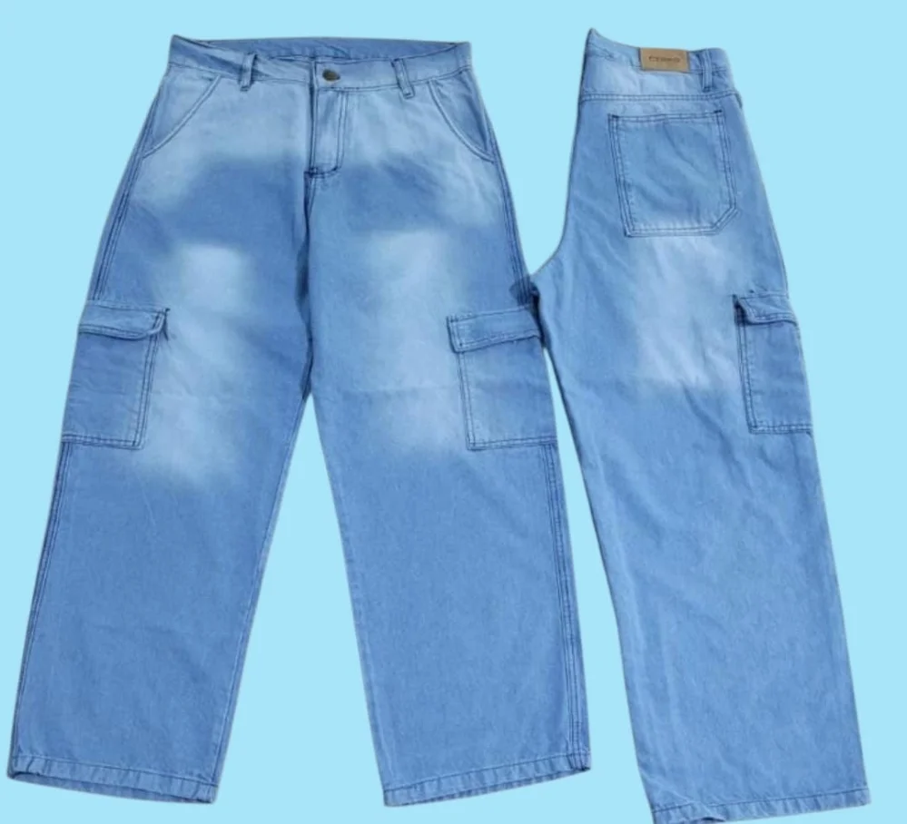 Baggy Cargo Celeste - Imagen 1