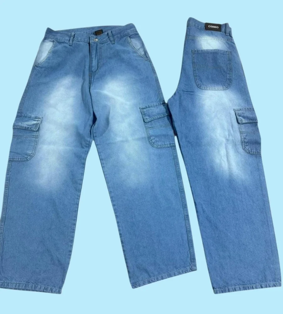 Baggy Cargo Celeste - Imagen 2