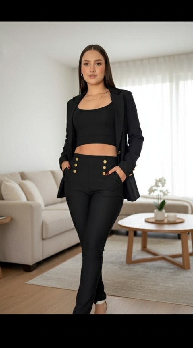 Conjunto 3 Piezas con Pantalón Bengalina - Imagen 2