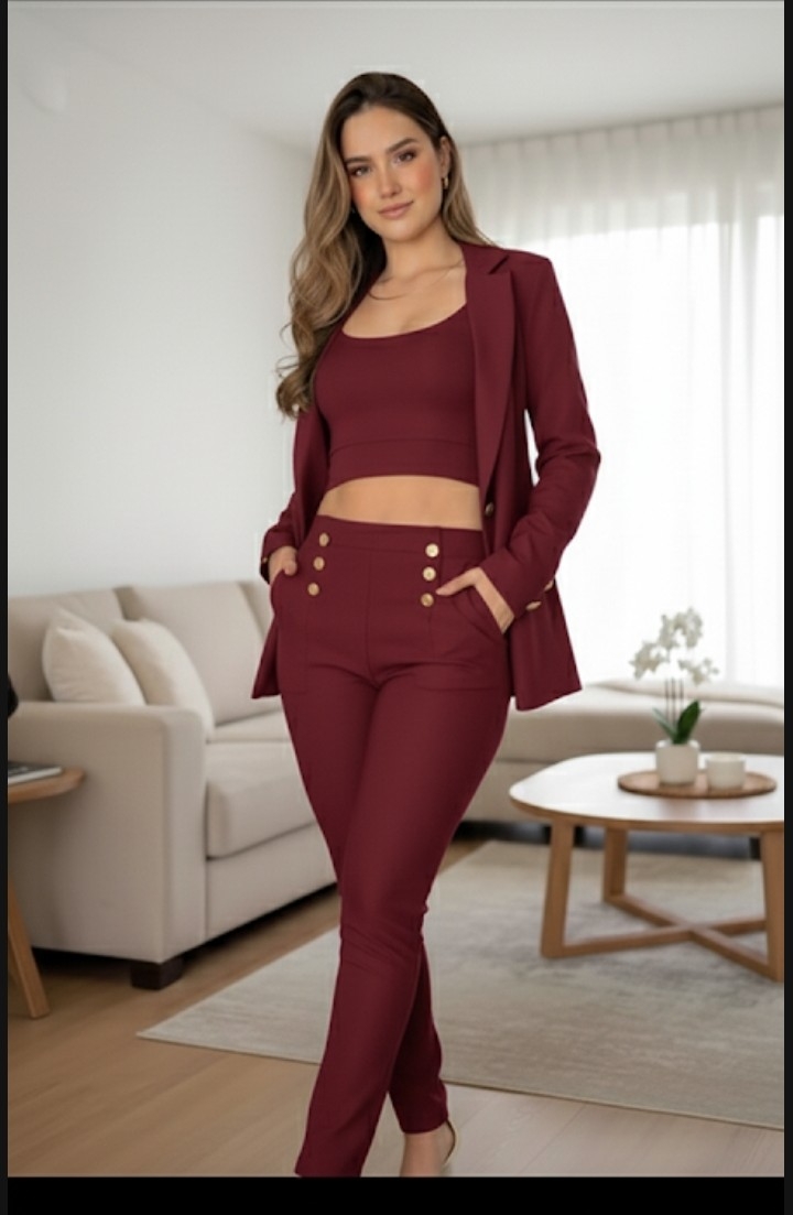Conjunto 3 Piezas con Pantalón Bengalina - Imagen 3