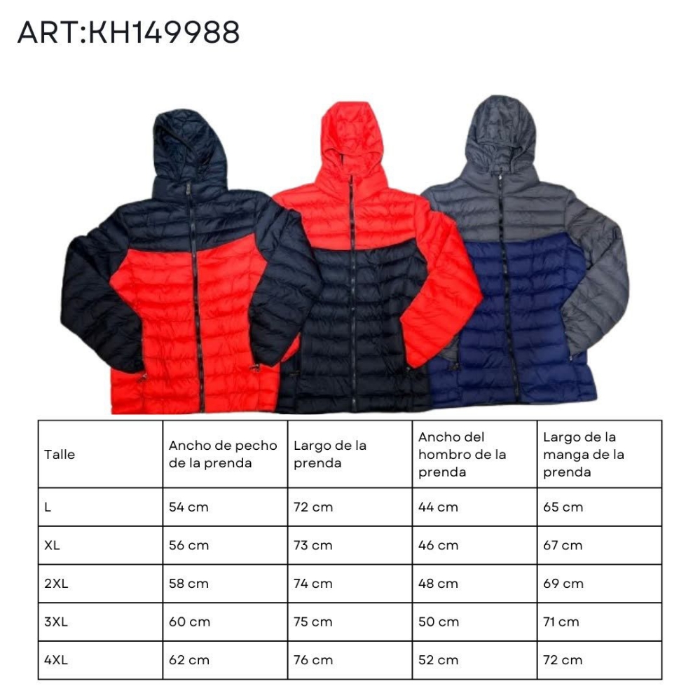Camperas Combinada Impermeable  9988 - Imagen 3