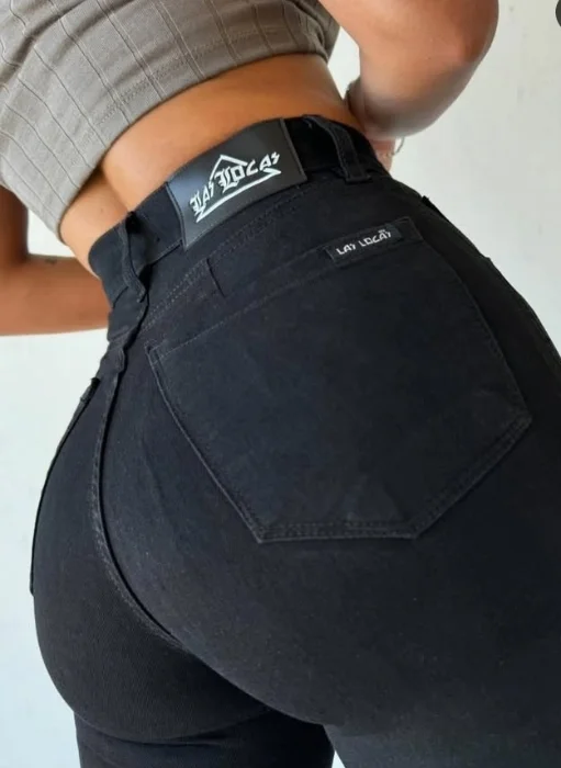 Jeans las Locas Negro Clásico