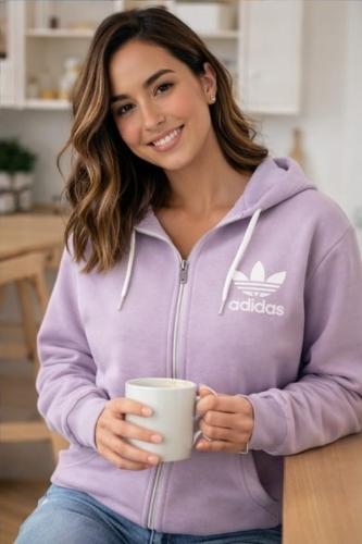 Campera Estampada Frisa Peinada ( D )