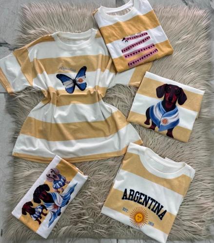 Remeras Estampadas Algodón Peinado ( D )