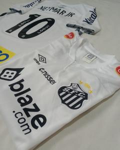 Camiseta Titular Santos de Brasil - Miniatura 5