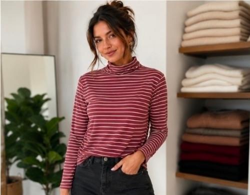 Polera Modal Soft Rayado ( D )