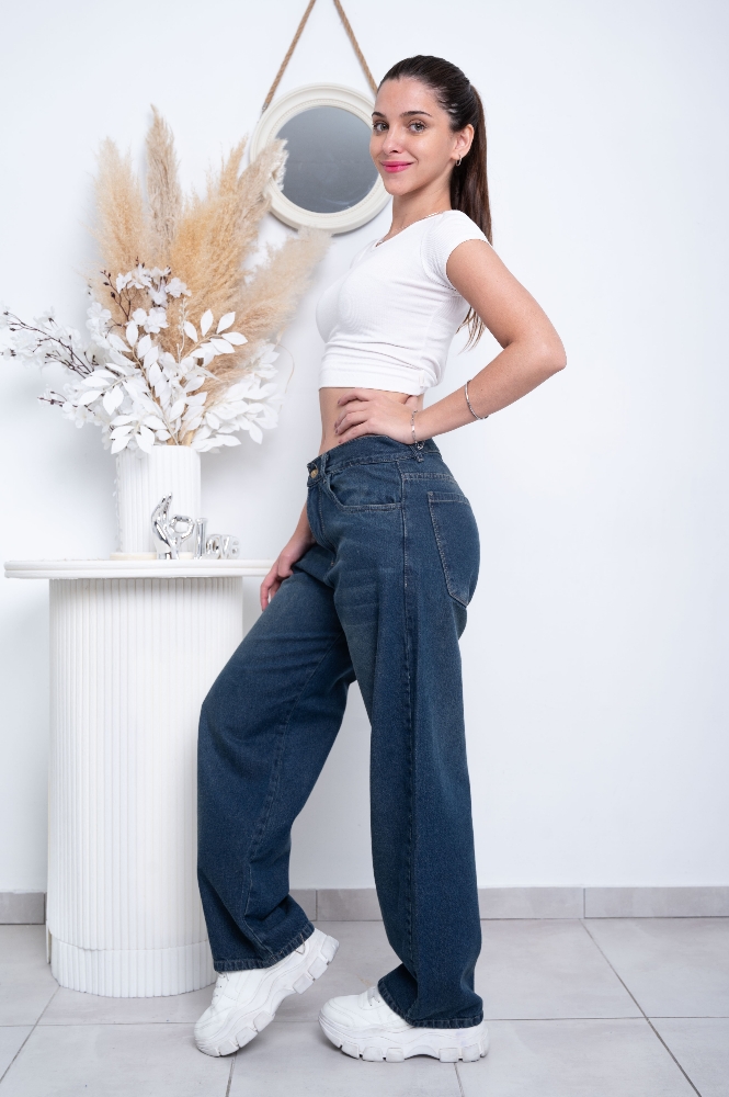 'art 228-2' 36 al 46 - Baggy Azul Matizado +bigotes "trend - Imagen 3