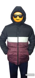 Campera Abrigada con Piel Importado - Miniatura 3