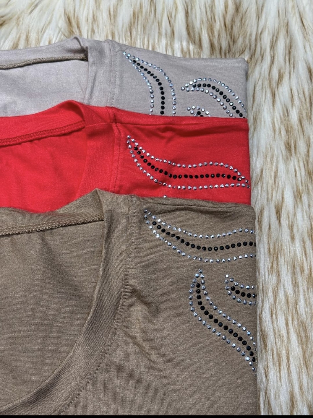 Remera con Brillo Hojas - Imagen 6