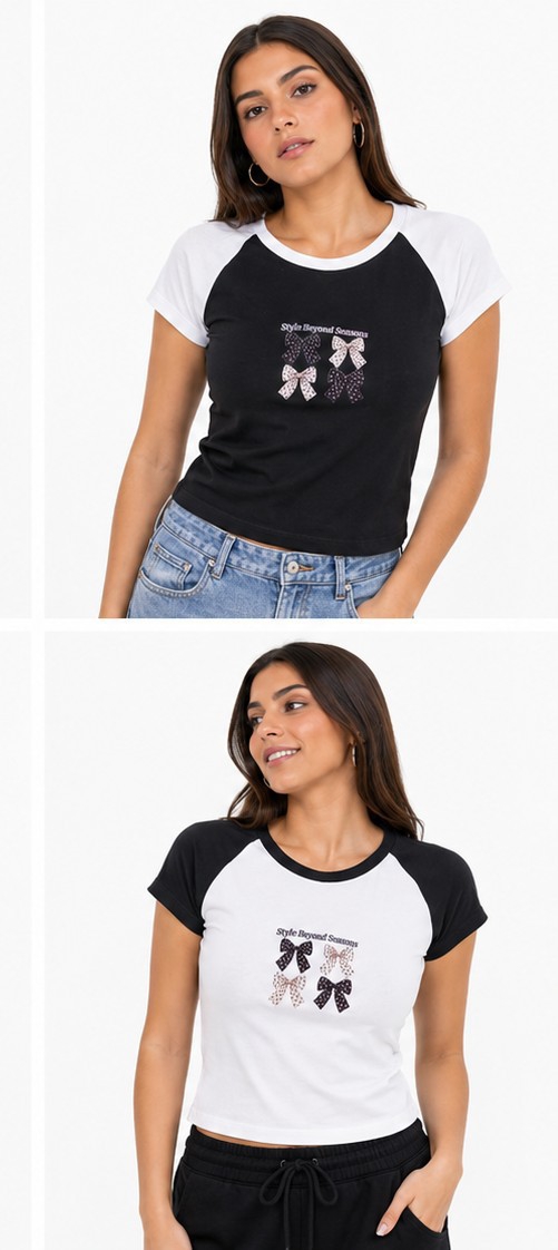 "  Remera  Moño " - Imagen 2