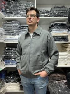 Campera Bomber Cazadora de Paño Hombre - Miniatura 2