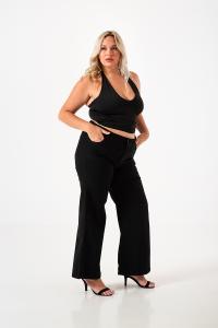9243 Oxford Negro Curvy - Miniatura 2