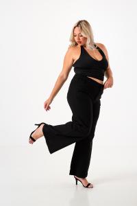 9243 Oxford Negro Curvy - Miniatura 4