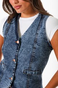 5255 Chaleco Nevado Denim - Miniatura 5