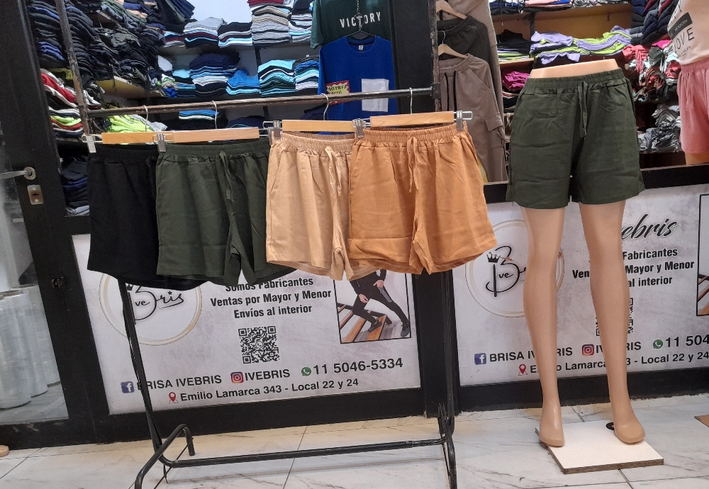 Short con Bolsillo Lino - Imagen 2