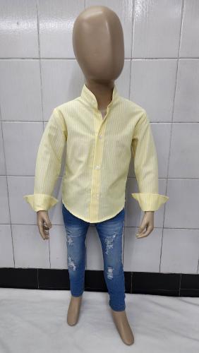 Camisas Rayada de Bebé Cuello Mao - Miniatura 4