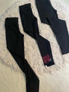 Calzas Lisas Negras Frizada