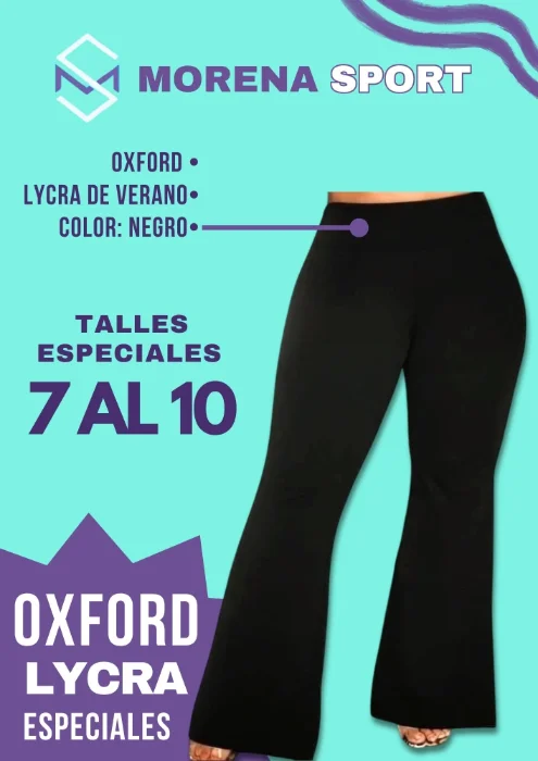 Oxford de Lycra Talles Especiales