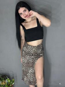 Pollera Larga Print Rib - Miniatura 3